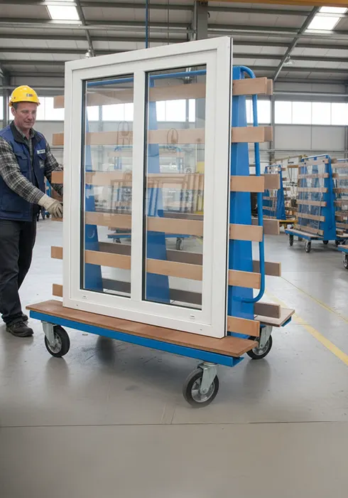 Chariot verrier bi-versant – Agrès verriers